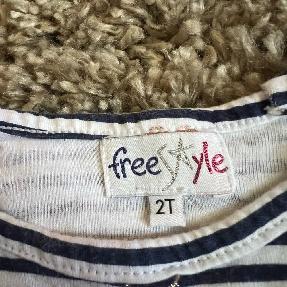 FreeStyle striped‎ and stars girls tank